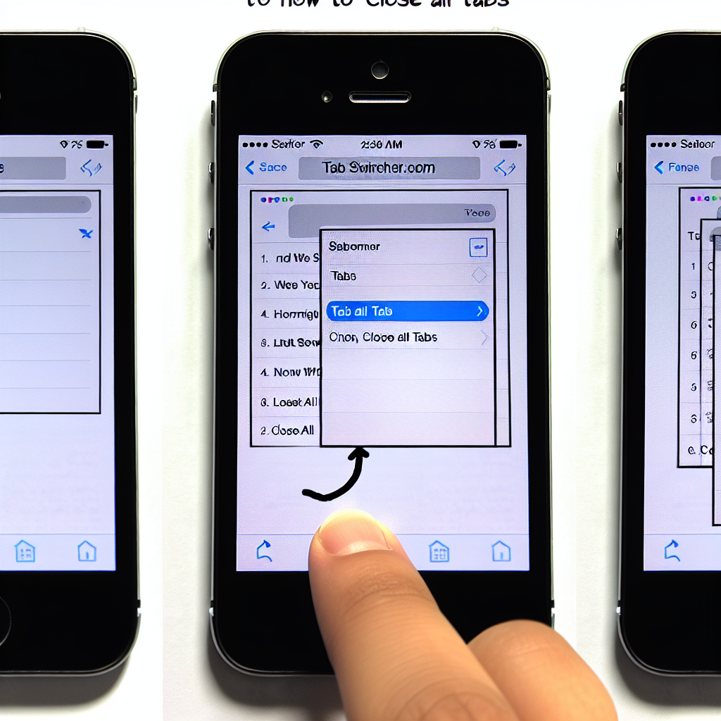 How to close all tabs on iPhone